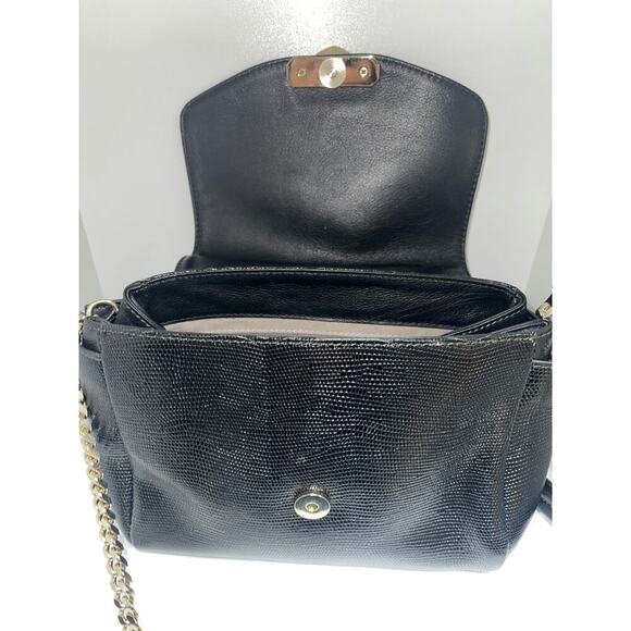 Versace Collection Black Genuine Leather Crossbody Bag - Picture 6 of 6